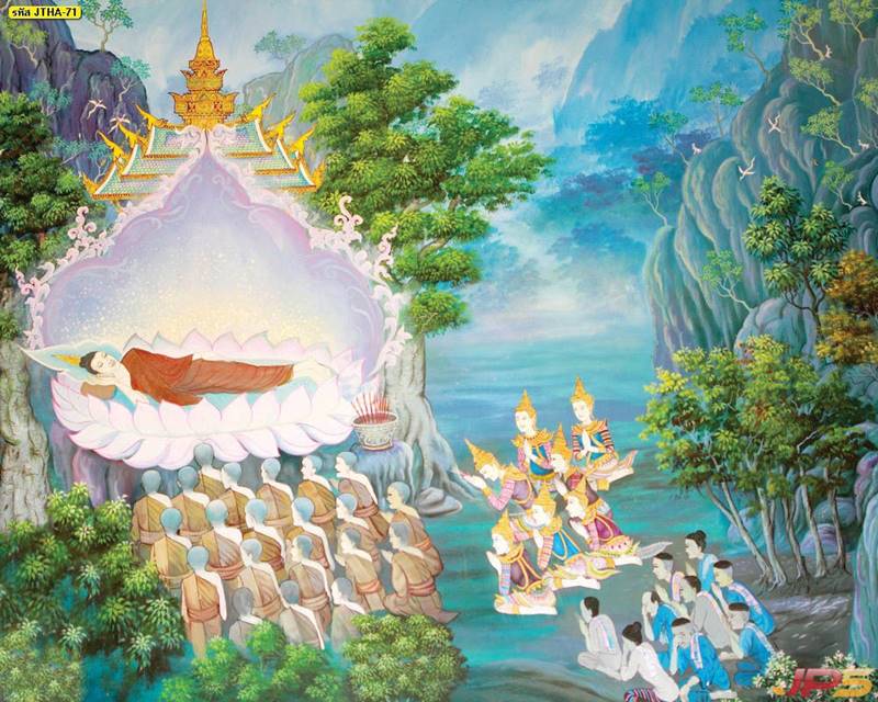 สั่งทำปริ้นวอลเปเปอร์ภาพคมชัดลายพุทธประวัติลายอื่น ๆ